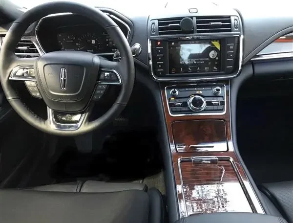 Sedan interior dashboard