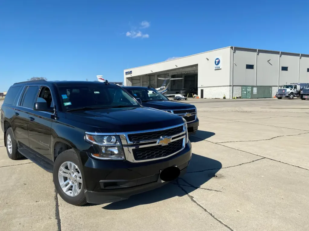 SUV at airport