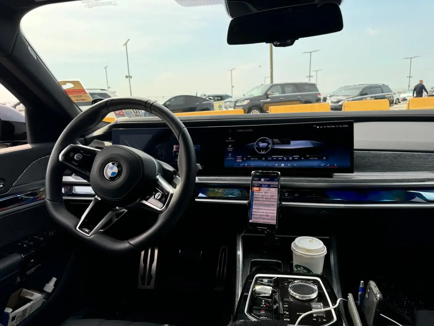 BMW car interior