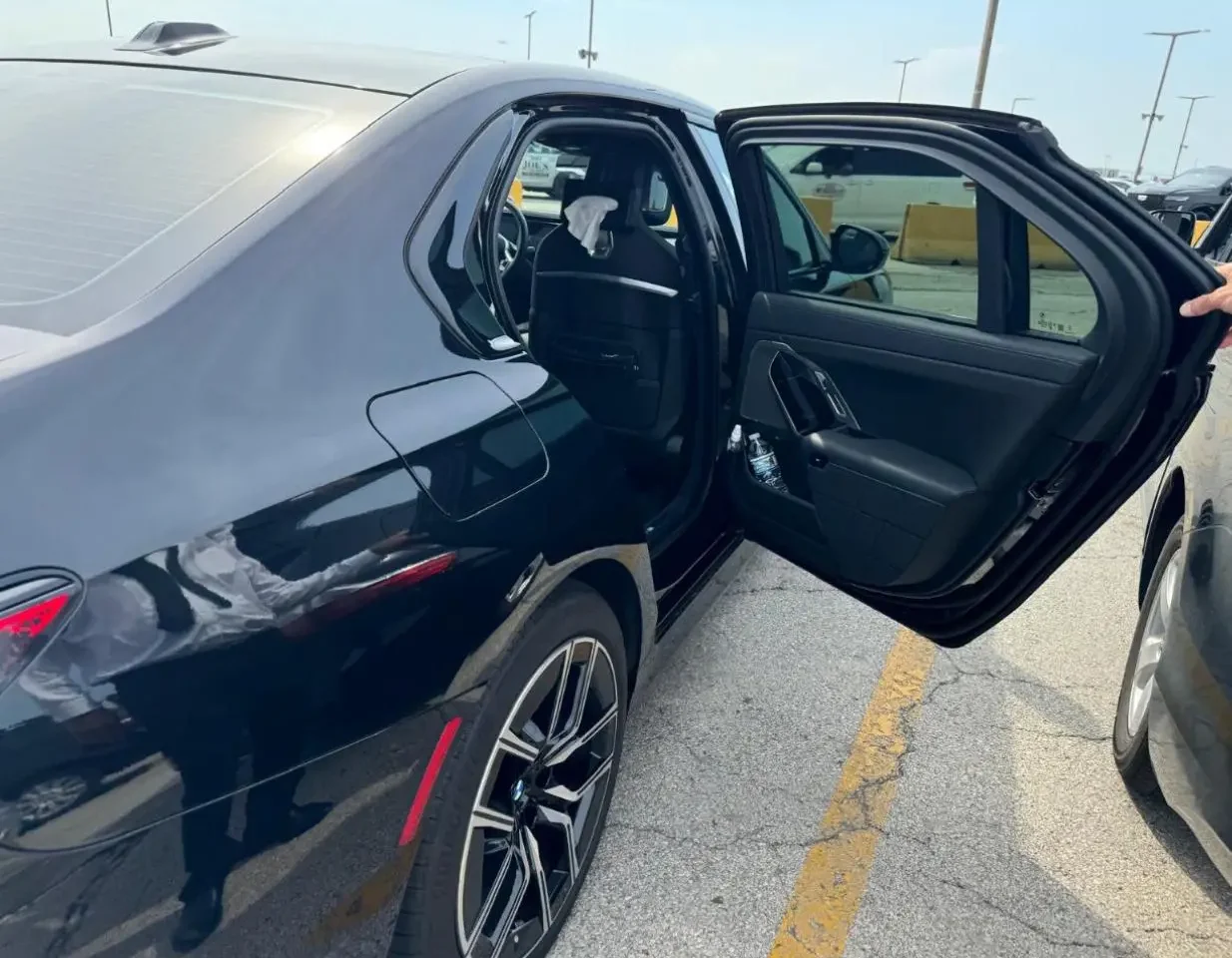 BMW back door open