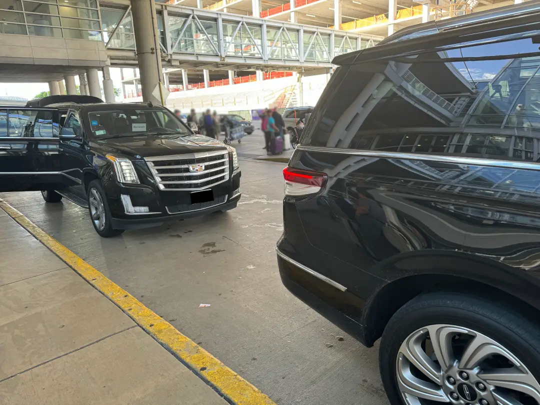 cadillac escalade at airport