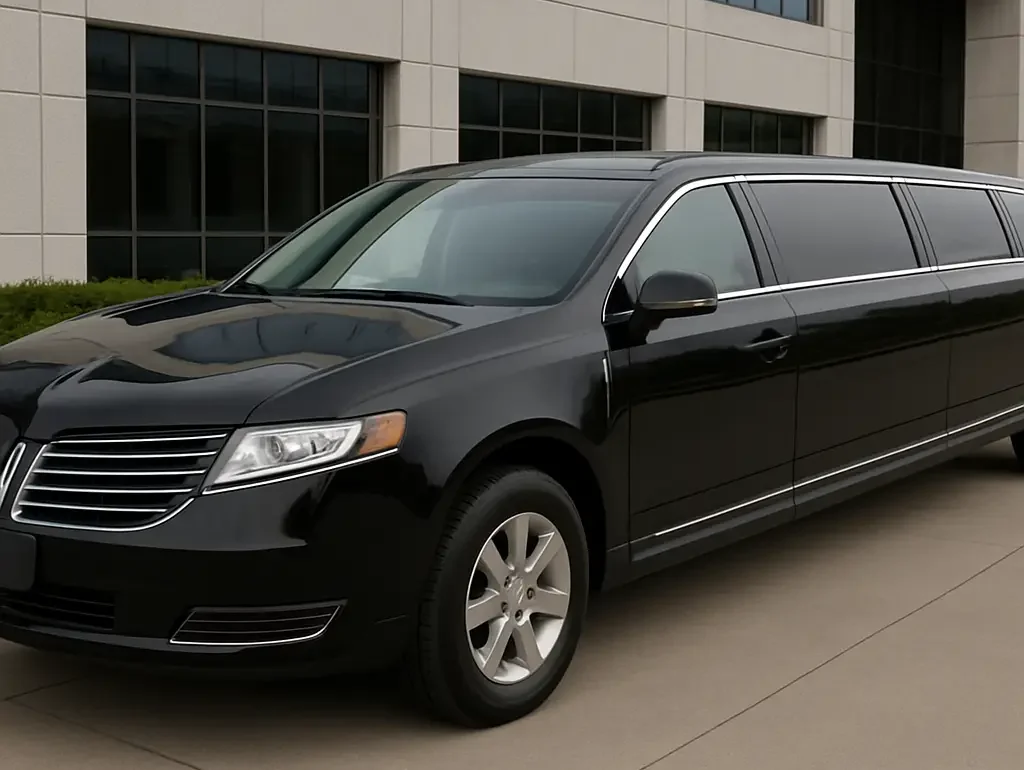 Black lincoln MKT side view