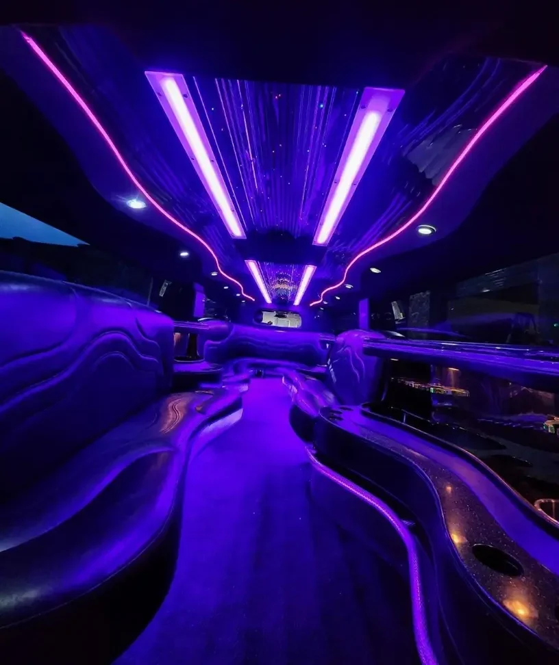 hummer limo interior