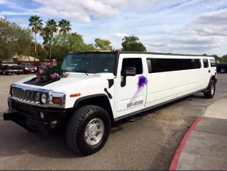 White Hummer Limo