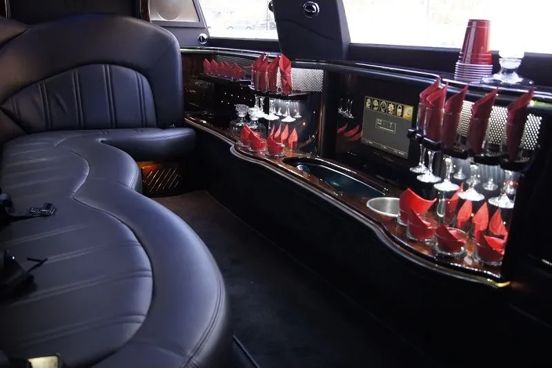 Interior of Limousine drinking area