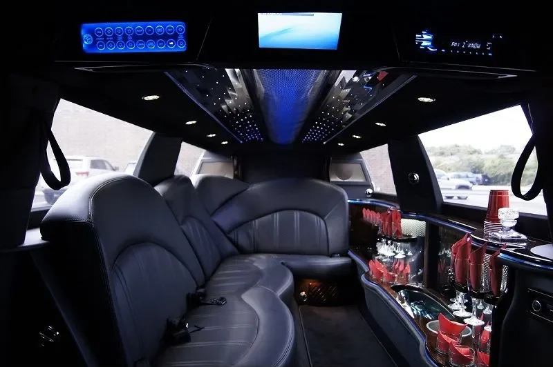Interior of Limousine seating area