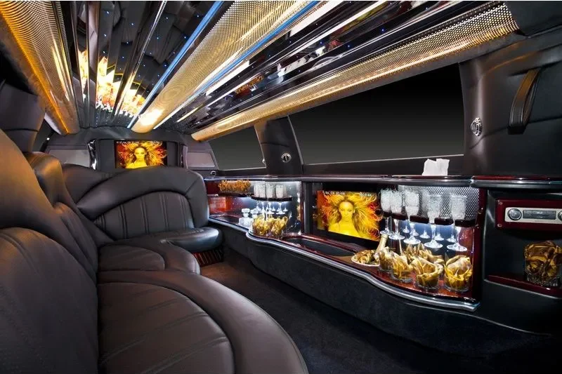 Interior of Limousine drinking area