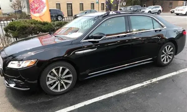 Lincoln Car in parking lot