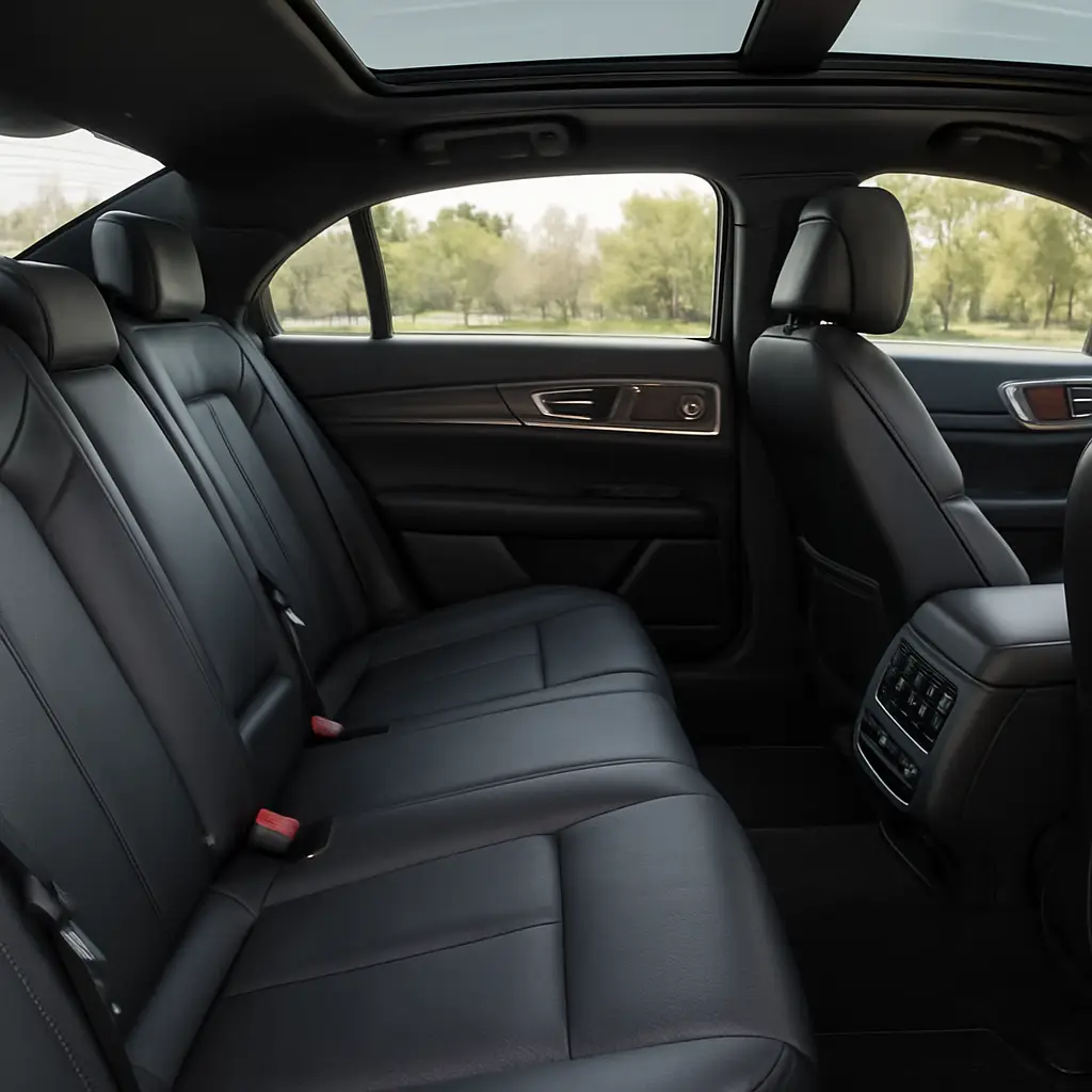 interior of a lincoln continental