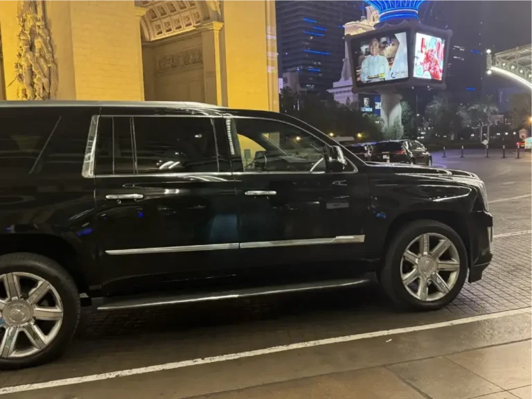 Cadillac Escalade at Washington Square arch