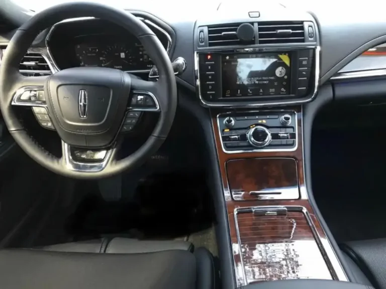 Interior of Lincoln Car