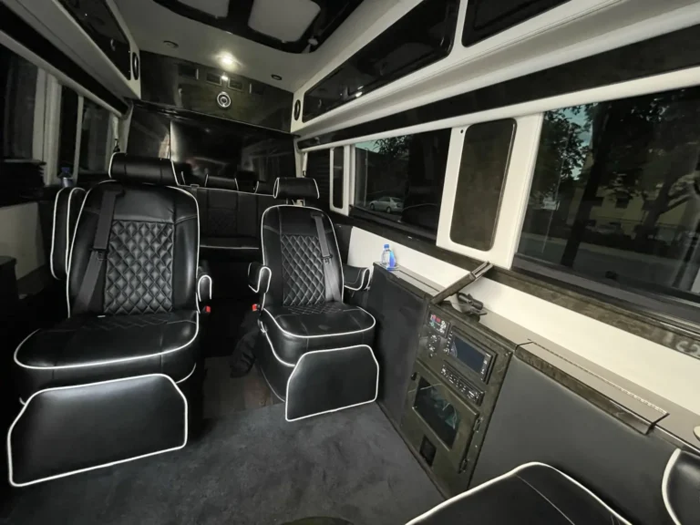 Interior of Sprinter Van