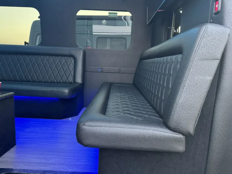 Interior of Sprinter Van