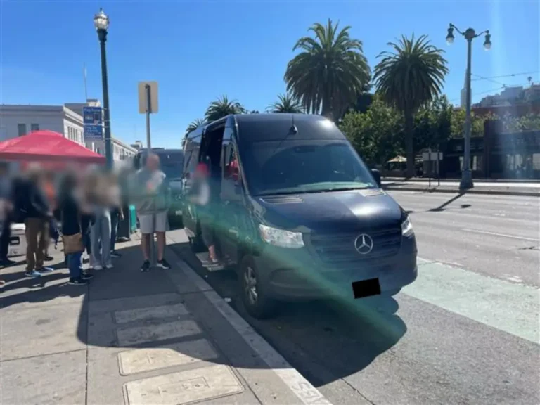 Mercedes Sprinter Van front view