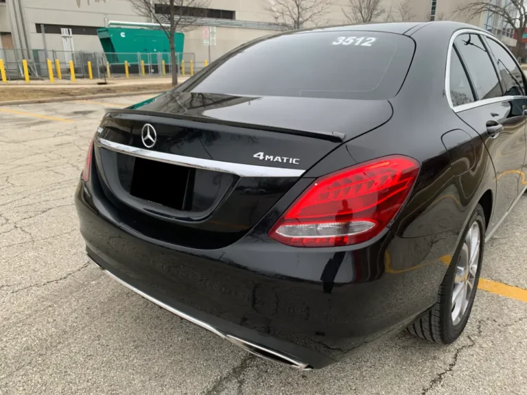mercedes e350 back view
