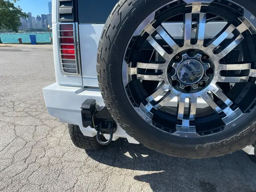 Hummer Limo back view