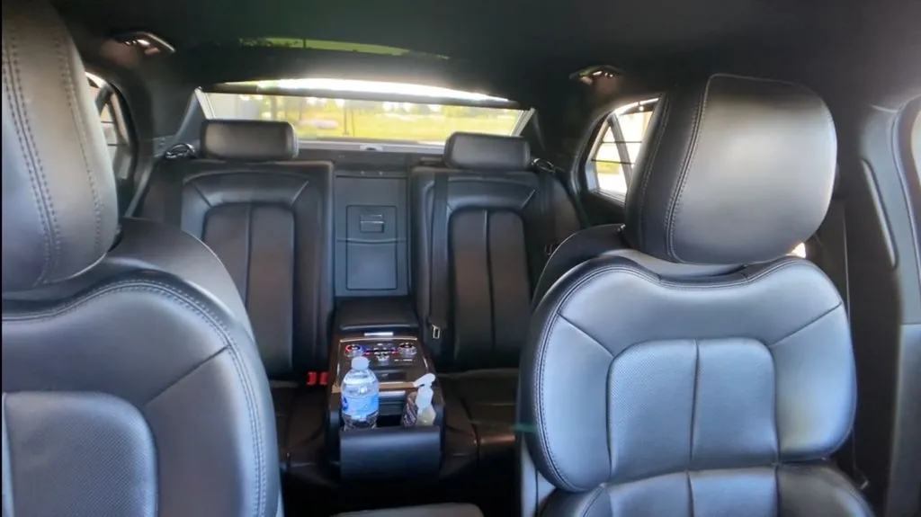 Interior of Black SUV