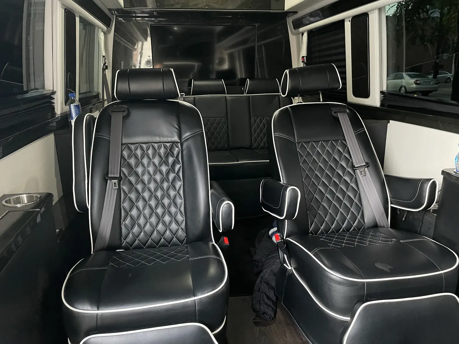 Interior of Sprinter Van