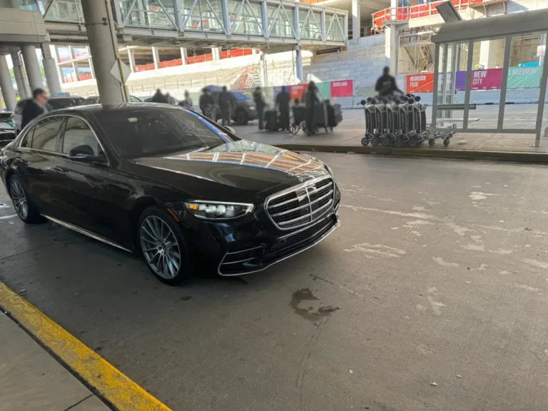 Mercedes at terminal
