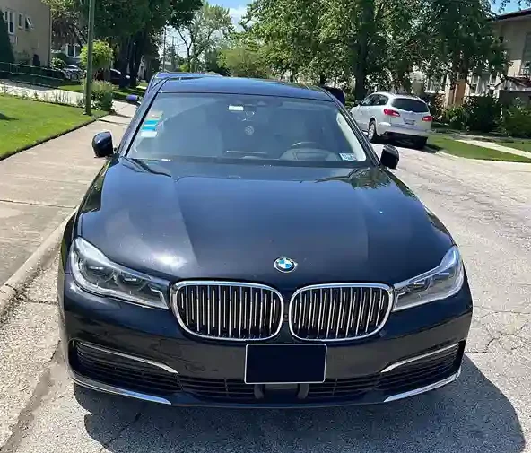 Black BMW Hourly Car Service