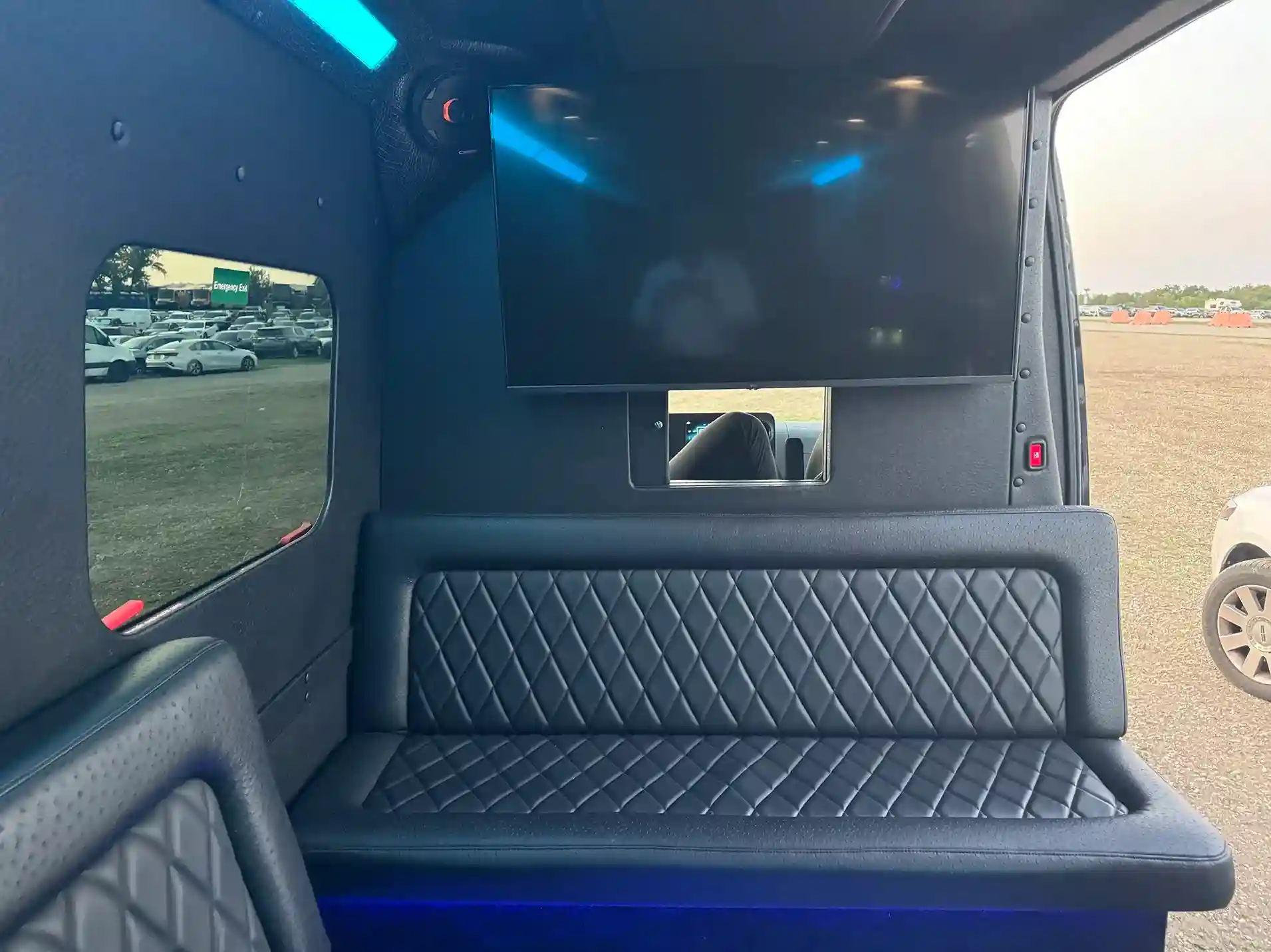Interior of Sprinter Van